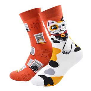 Calcetines Gato Maneki Neko