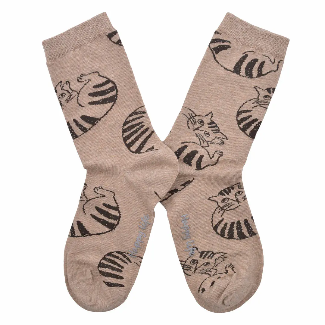 Calcetines Gato Happy Life 3
