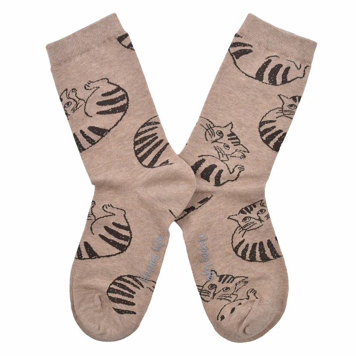 Calcetines Gato Happy Life 3