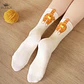 Calcetines Gato Naranja Bolitas - Miniatura 9