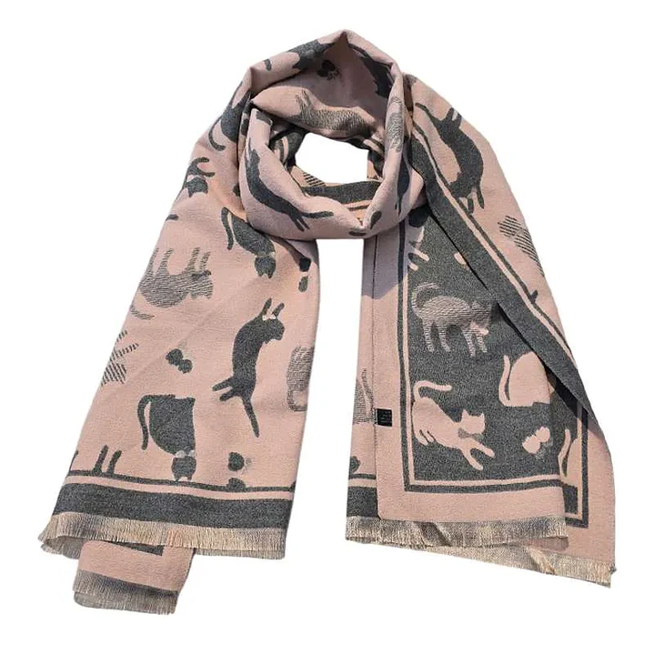 Maxi Bufanda diseño Gatos 1