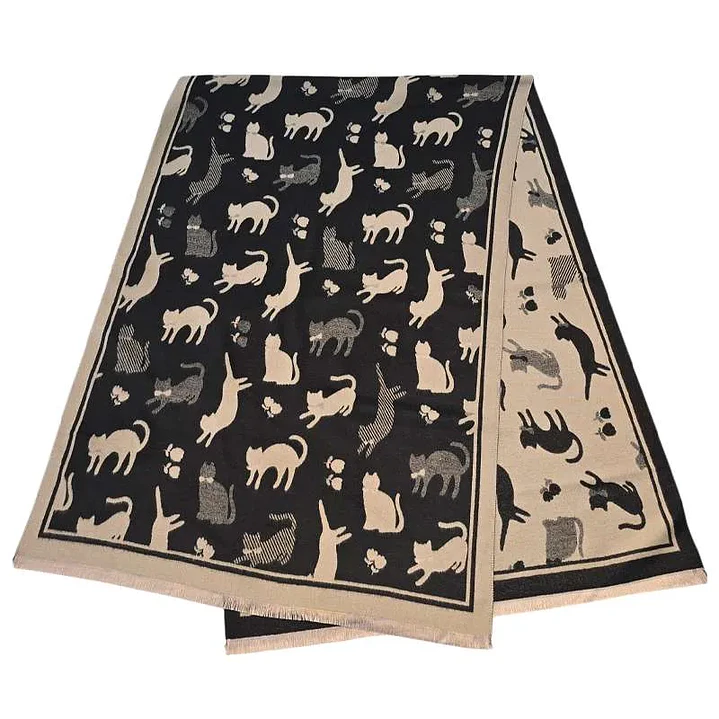 Maxi Bufanda diseño Gatos 2