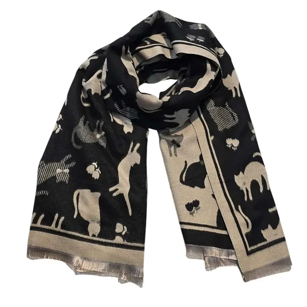 Maxi Bufanda diseño Gatos 4