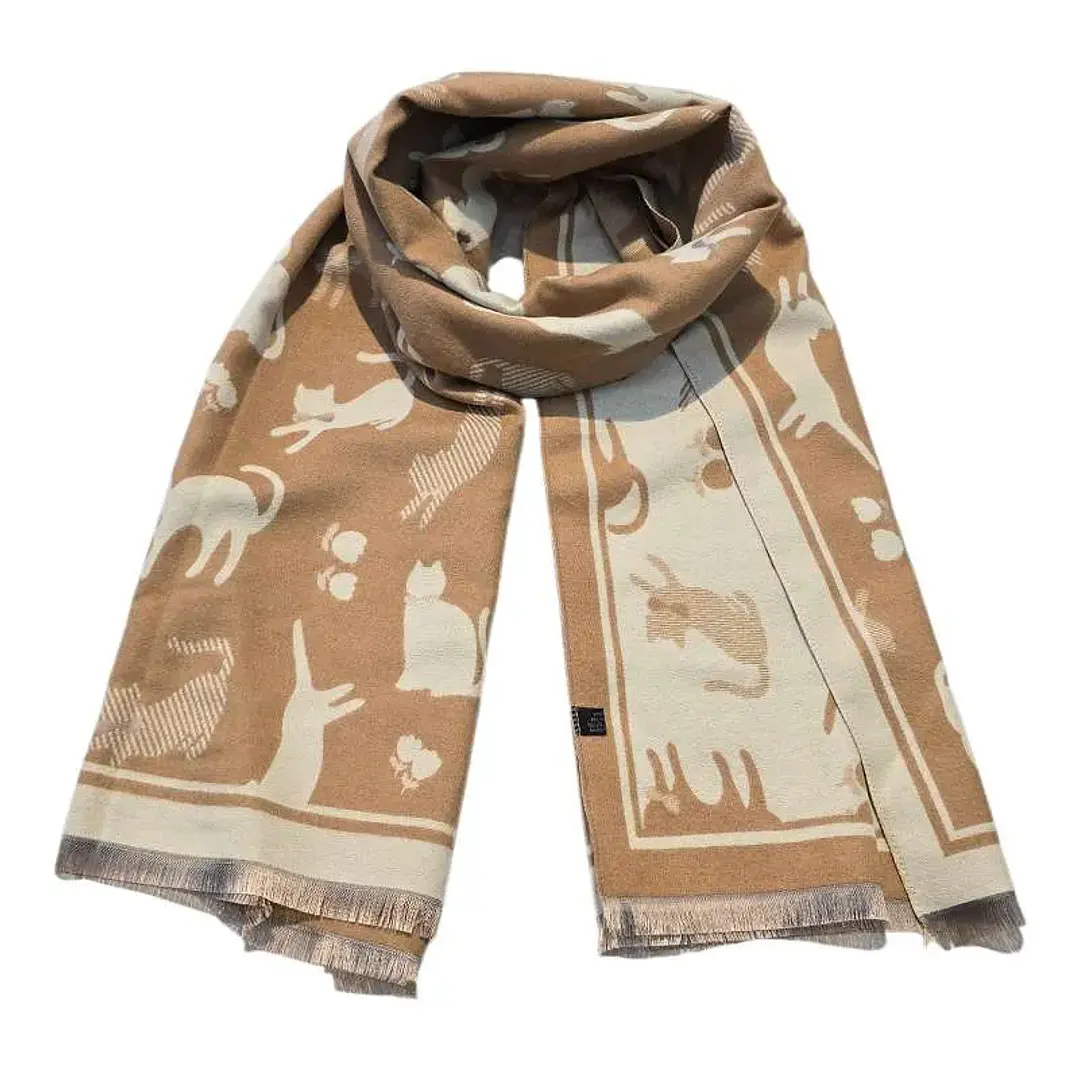 Maxi Bufanda diseño Gatos 6