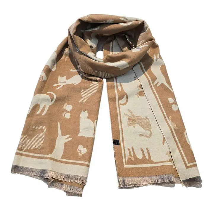 Maxi Bufanda diseño Gatos 6