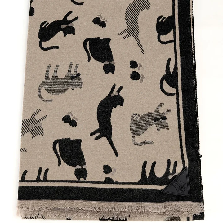 Maxi Bufanda diseño Gatos 9