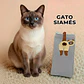 Calcetines Gato Siamés con Bolitas - Miniatura 3