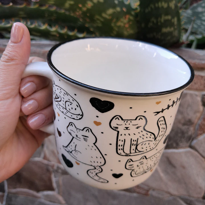 Tazón de Cerámica Gatos 3