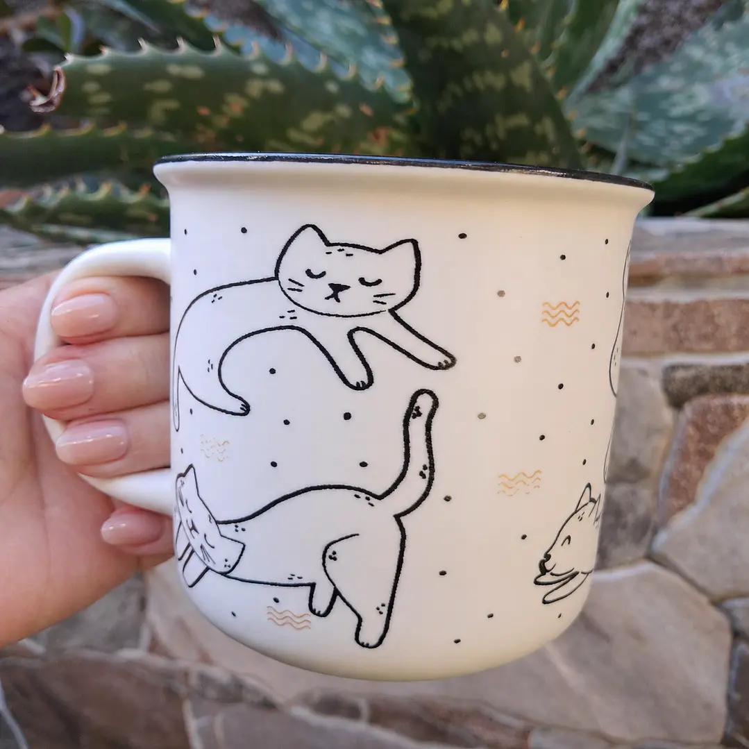 Tazón de Cerámica Gatos 6