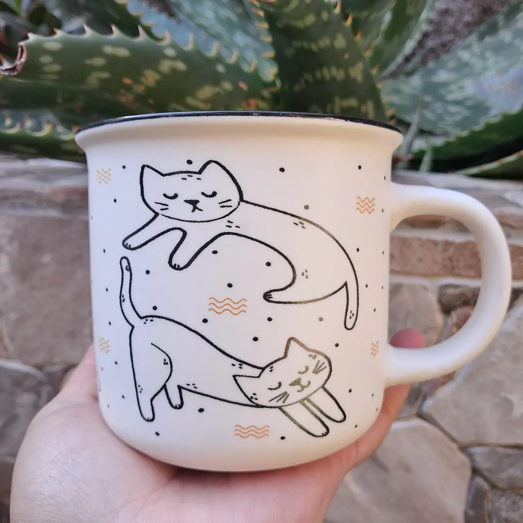 Tazón de Cerámica Gatos 4