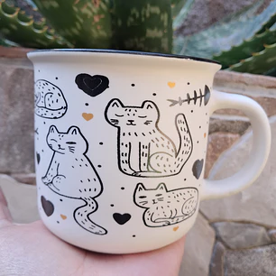 Tazón de Cerámica Gatos