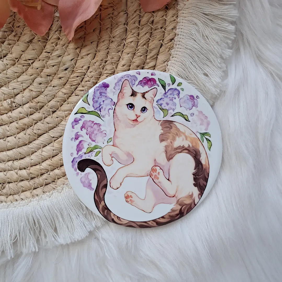 Set 6 Posavasos Gatos con Soporte 8