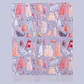 Maxi Bufanda Gatos Cute - Miniatura 4