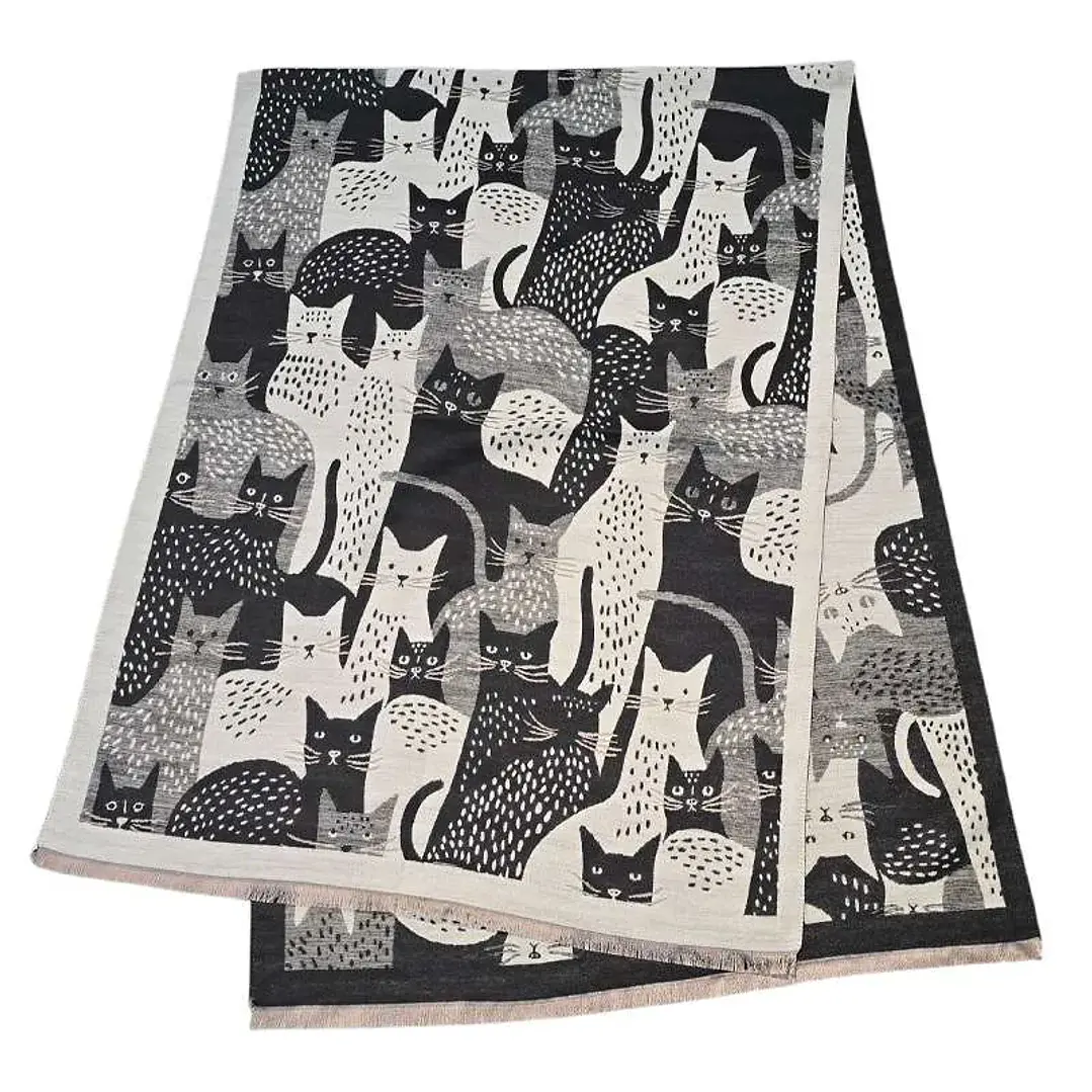 Maxi Bufanda diseño Gatos 3