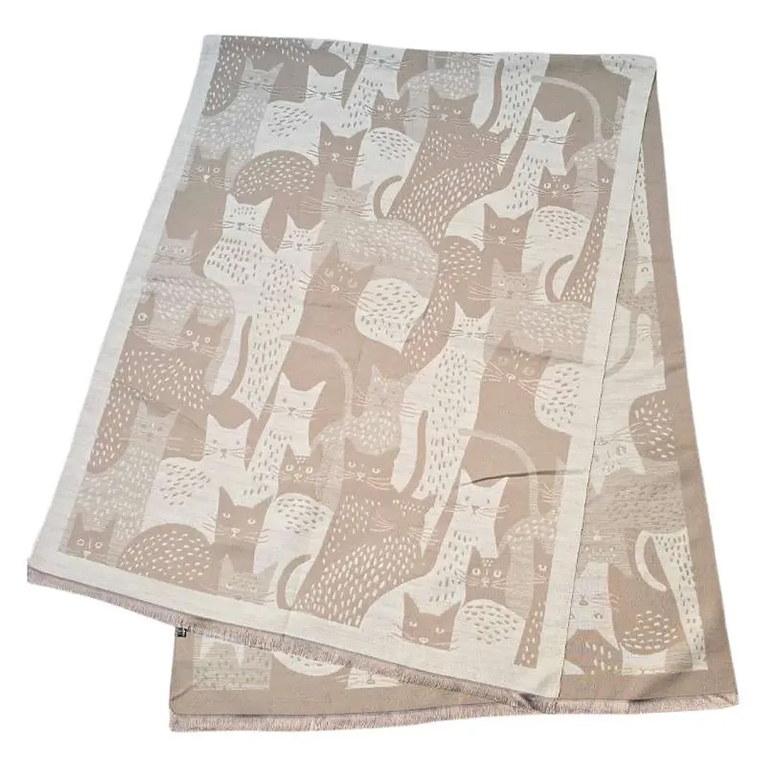 Maxi Bufanda diseño Gatos 6
