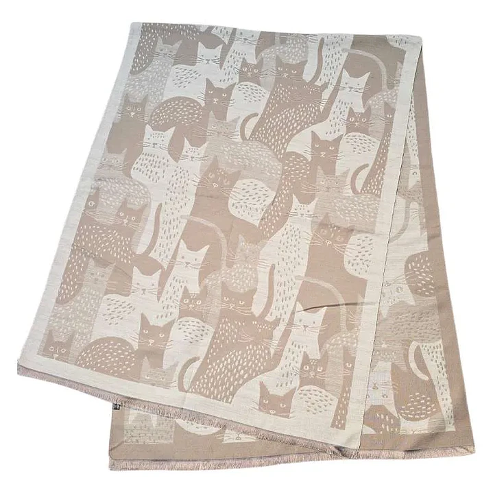 Maxi Bufanda diseño Gatos 6