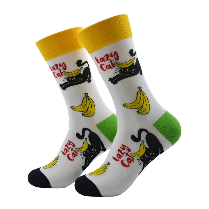 Calcetines Gato Negro Lazy Cat 1