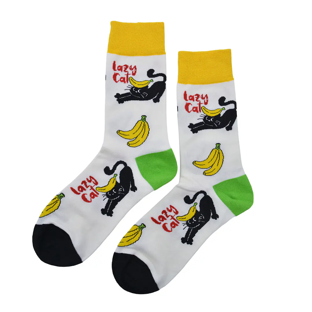 Calcetines Gato Negro Lazy Cat 3
