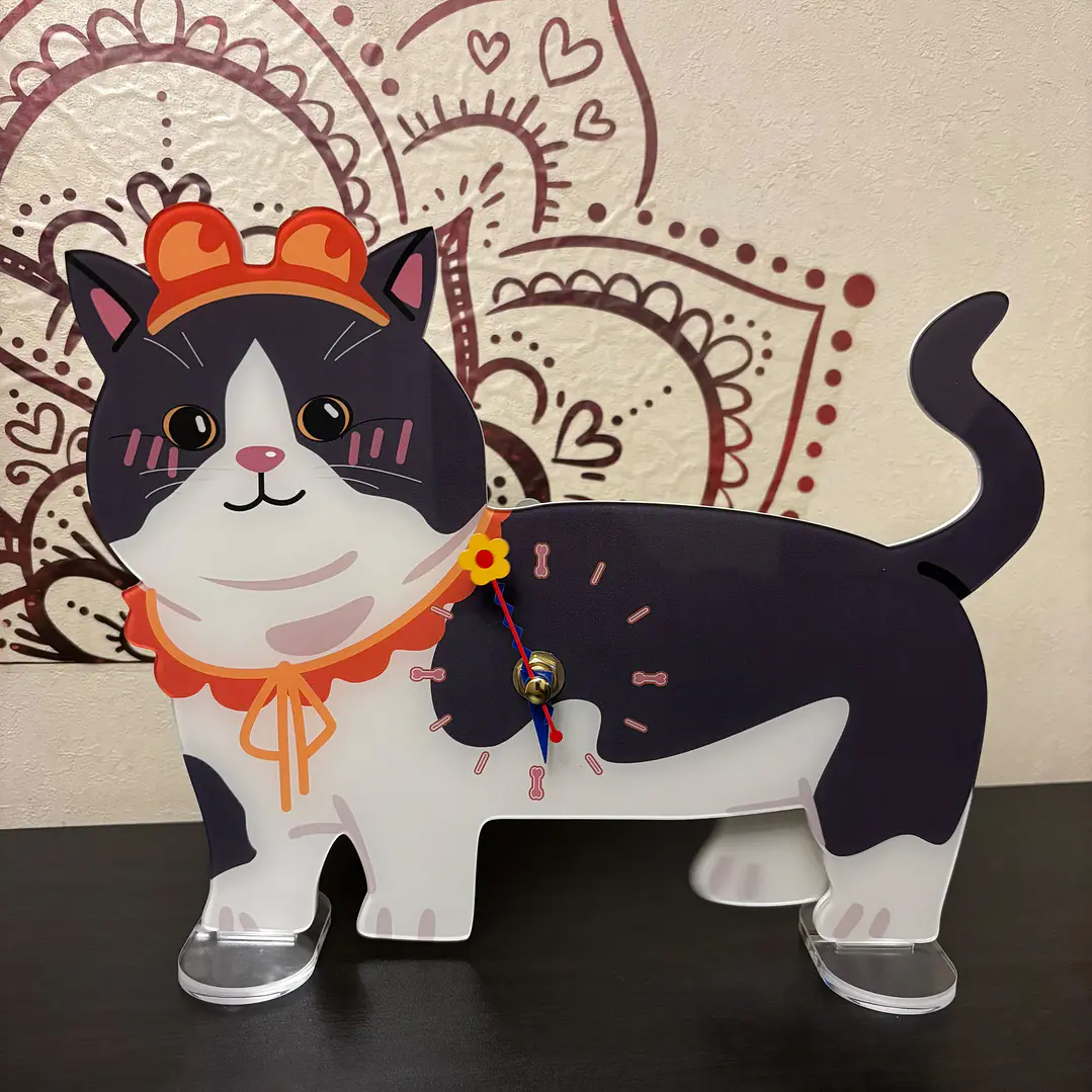 Reloj Gato con Movimiento de Patita 3