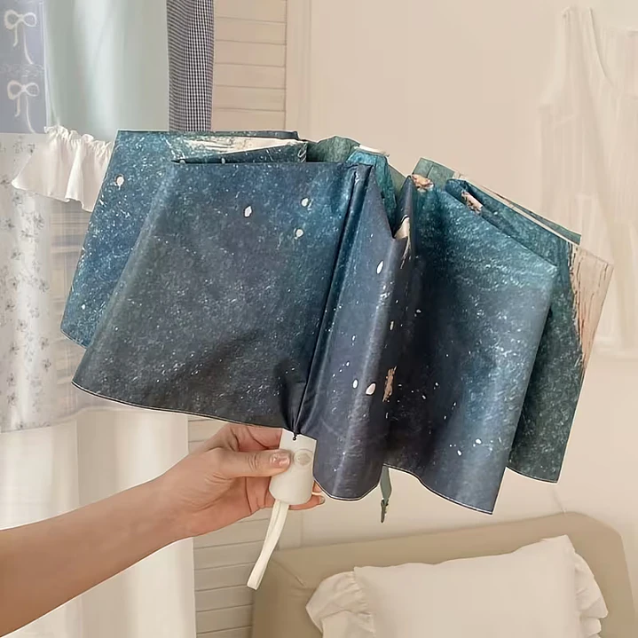 Paraguas de Cartera Gato Blanco  6