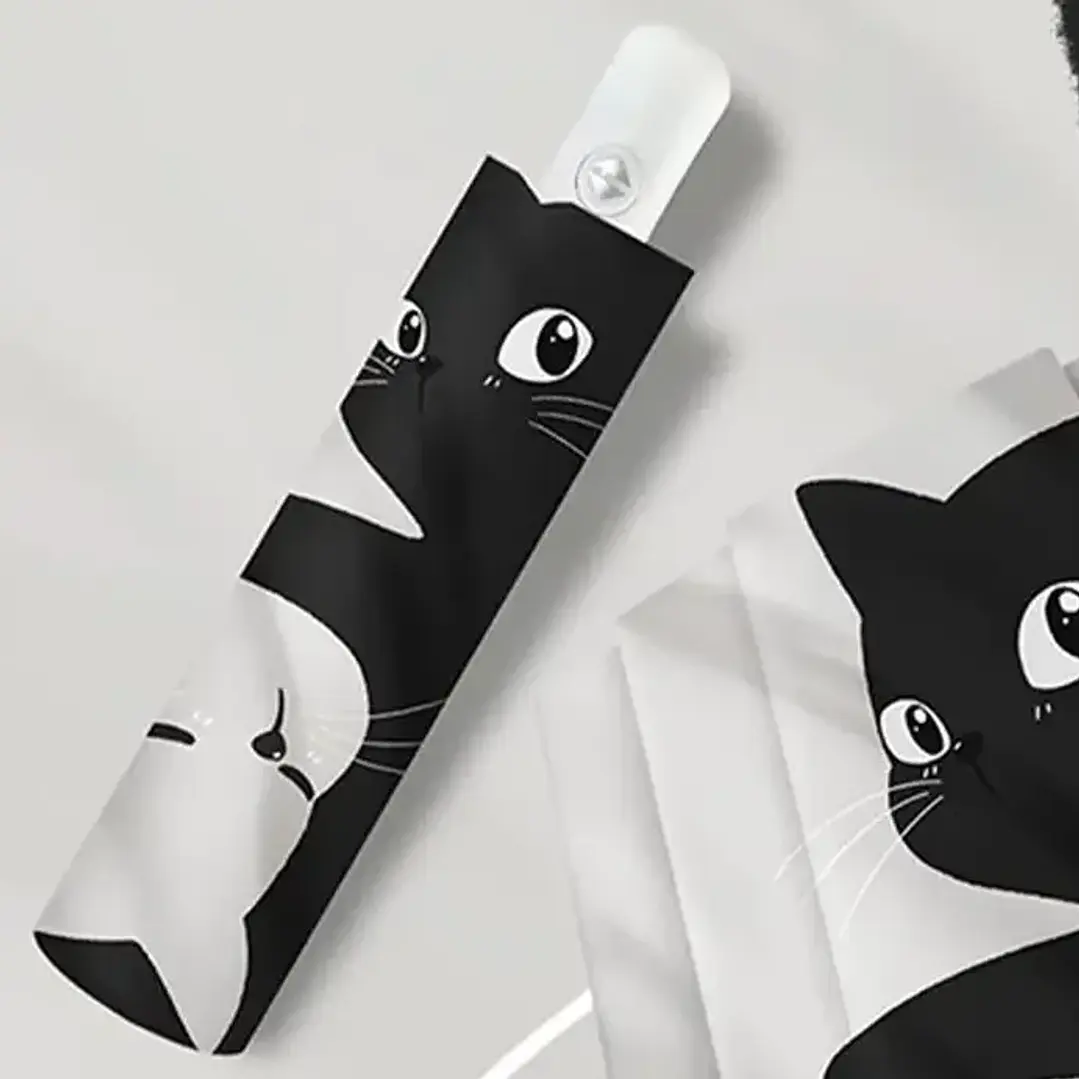 Paraguas de Cartera Gatos Yin Yang 3
