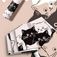 Paraguas de Cartera Gatos Blancos Y negros - Miniatura 4