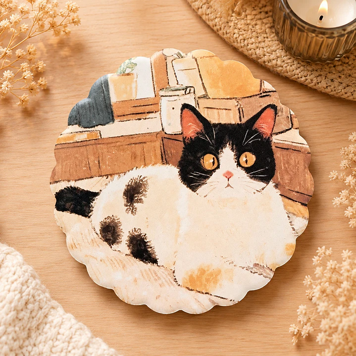 Posavasos Gatos Cute 1