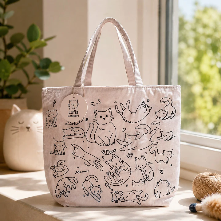 Bolso Muchos Gatitos 1