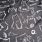 Bolso Negro Gatos - Miniatura 4