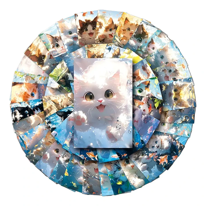 Stickers Gatos Cute 1