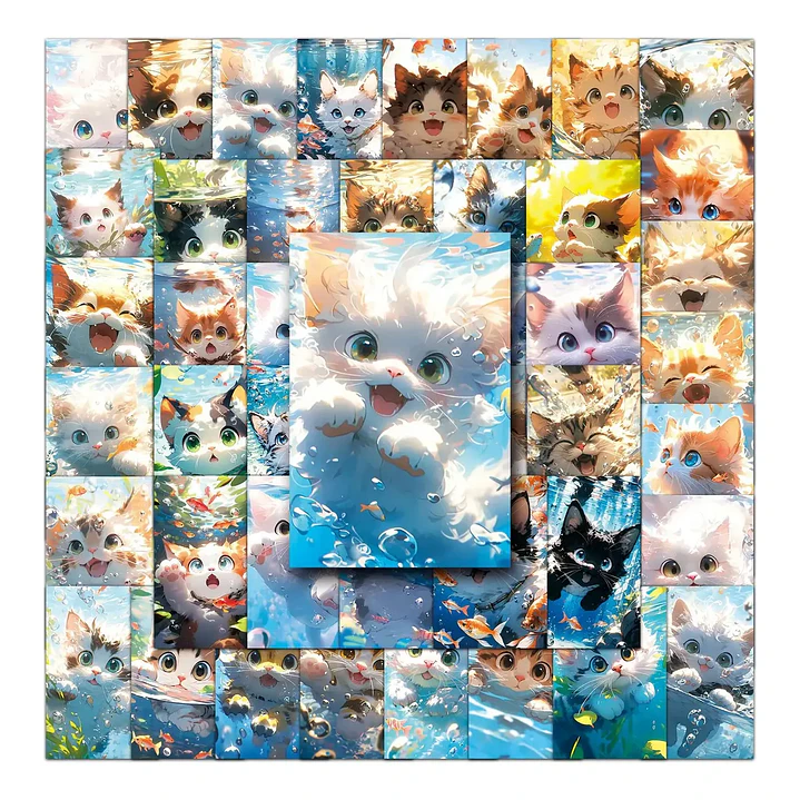 Stickers Gatos Cute 2
