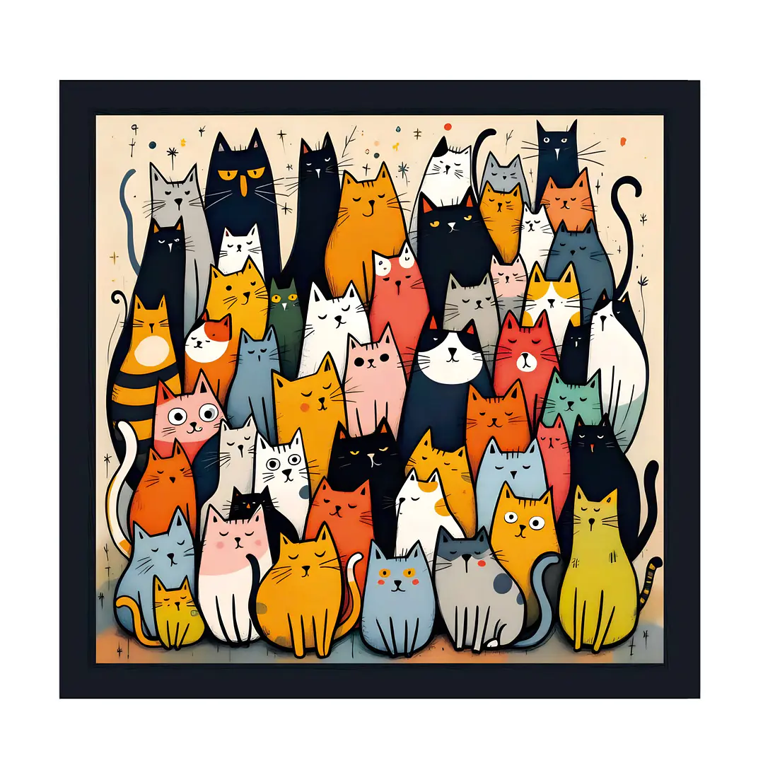 Pañuelos de Satín diseños Gatos 3
