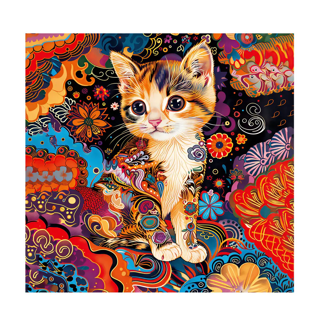 Pañuelos de Satín diseños Gatos 4
