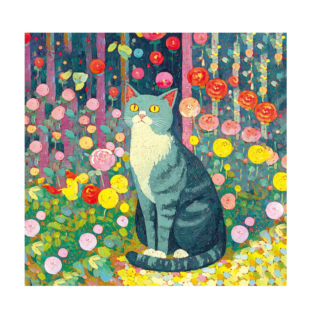 Pañuelos de Satín diseños Gatos 10