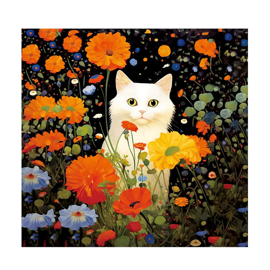 Pañuelos de Satín diseños Gatos 11