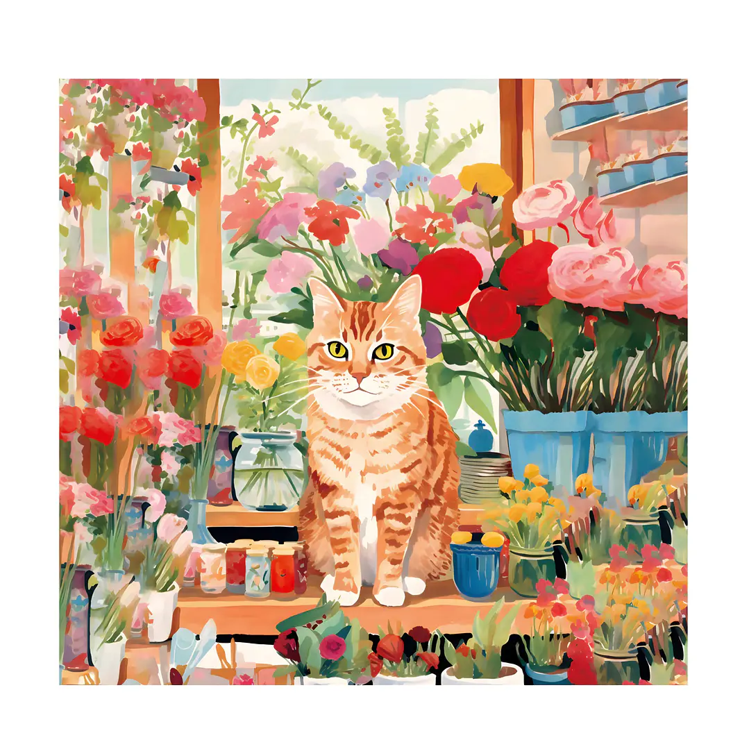 Pañuelos de Satín diseños Gatos 13