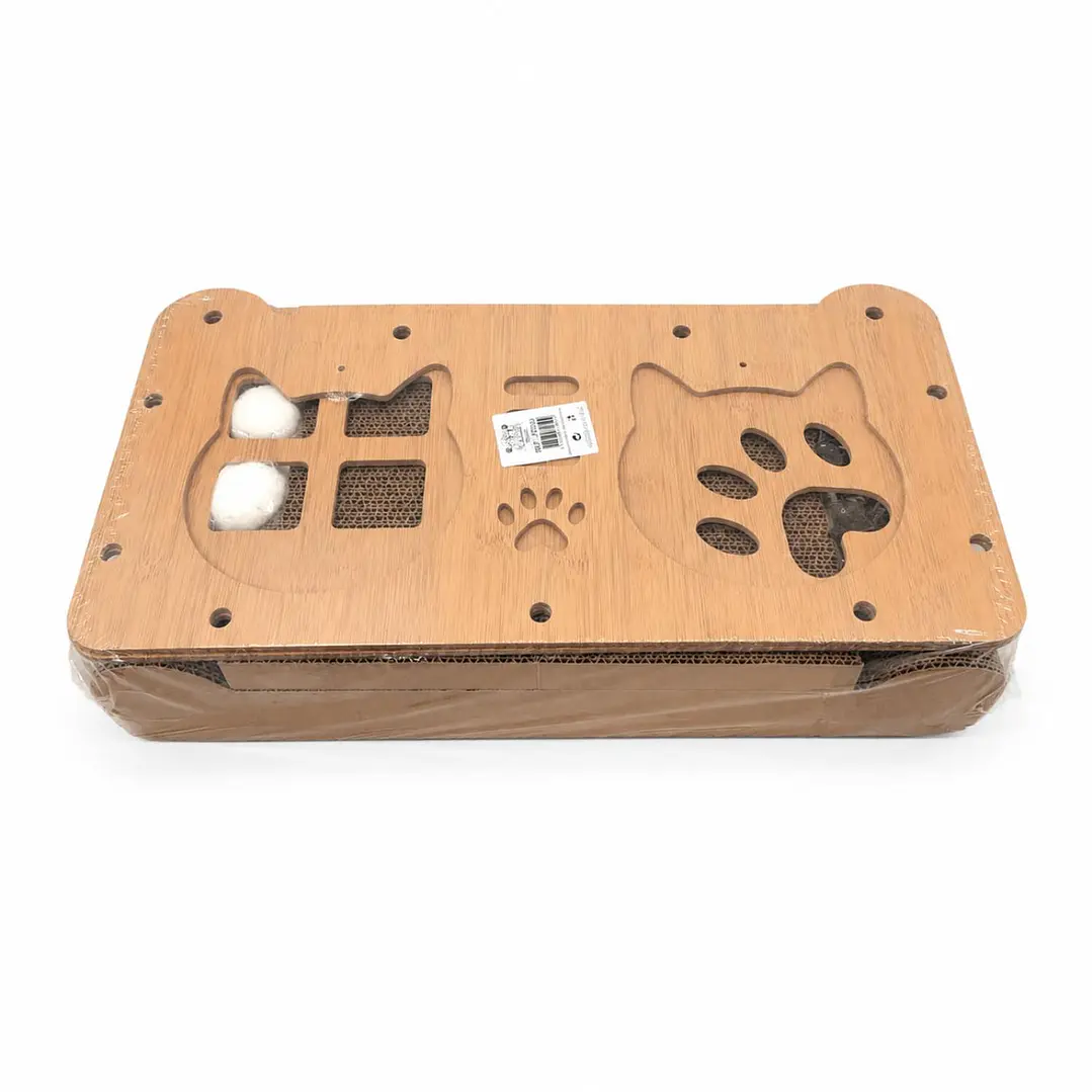 Casa con Rascador para Gatos 4