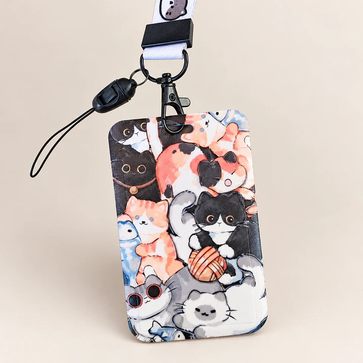 Porta Credencial Gatitos 1