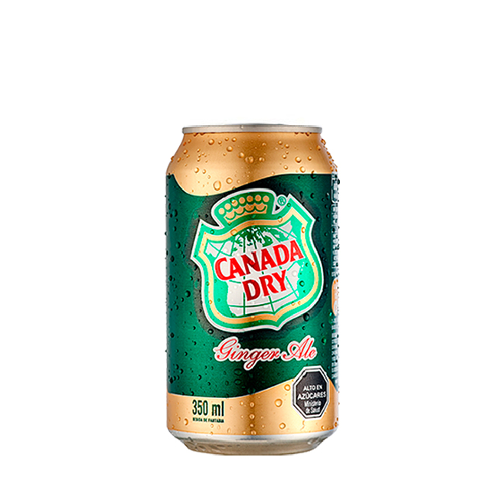 Canada Dry Ginger Ale Lata 350cc. Display 6u.