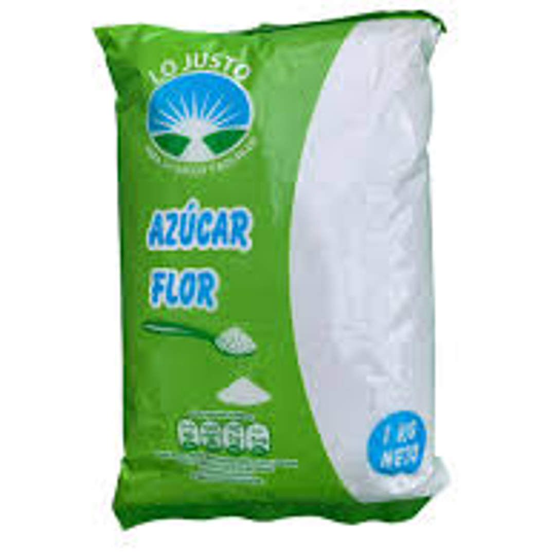 Azúcar Flor Lo Justo 1Kg. 1