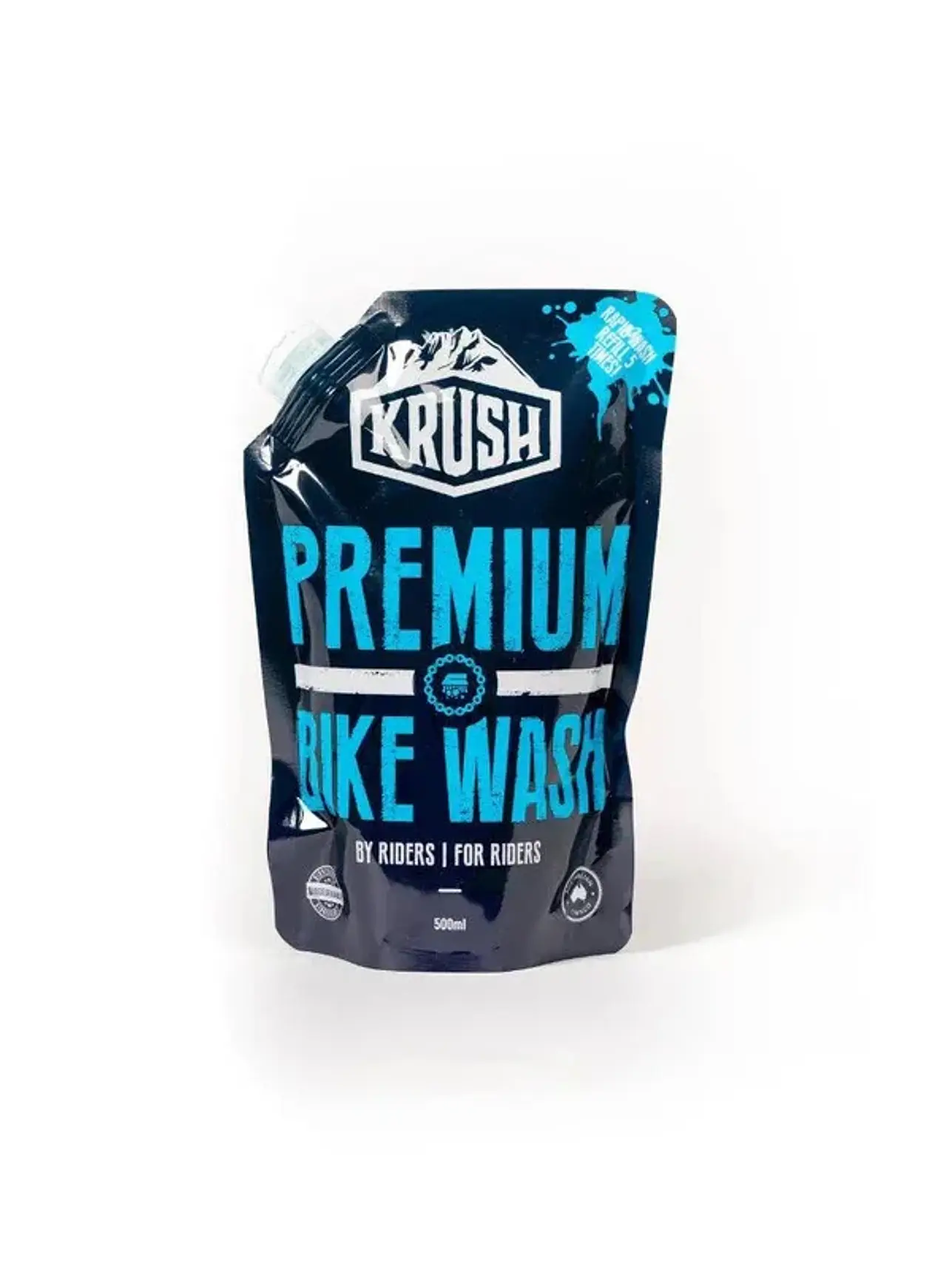 Concentrado de lavado para bicicletas Krush Premium, bolsa de 500 ml 1