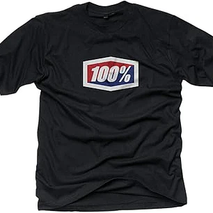 Camiseta Marca 100% Casual Modelo Official Short Sleeve tee Black - (Tallas S-M-L-XL)