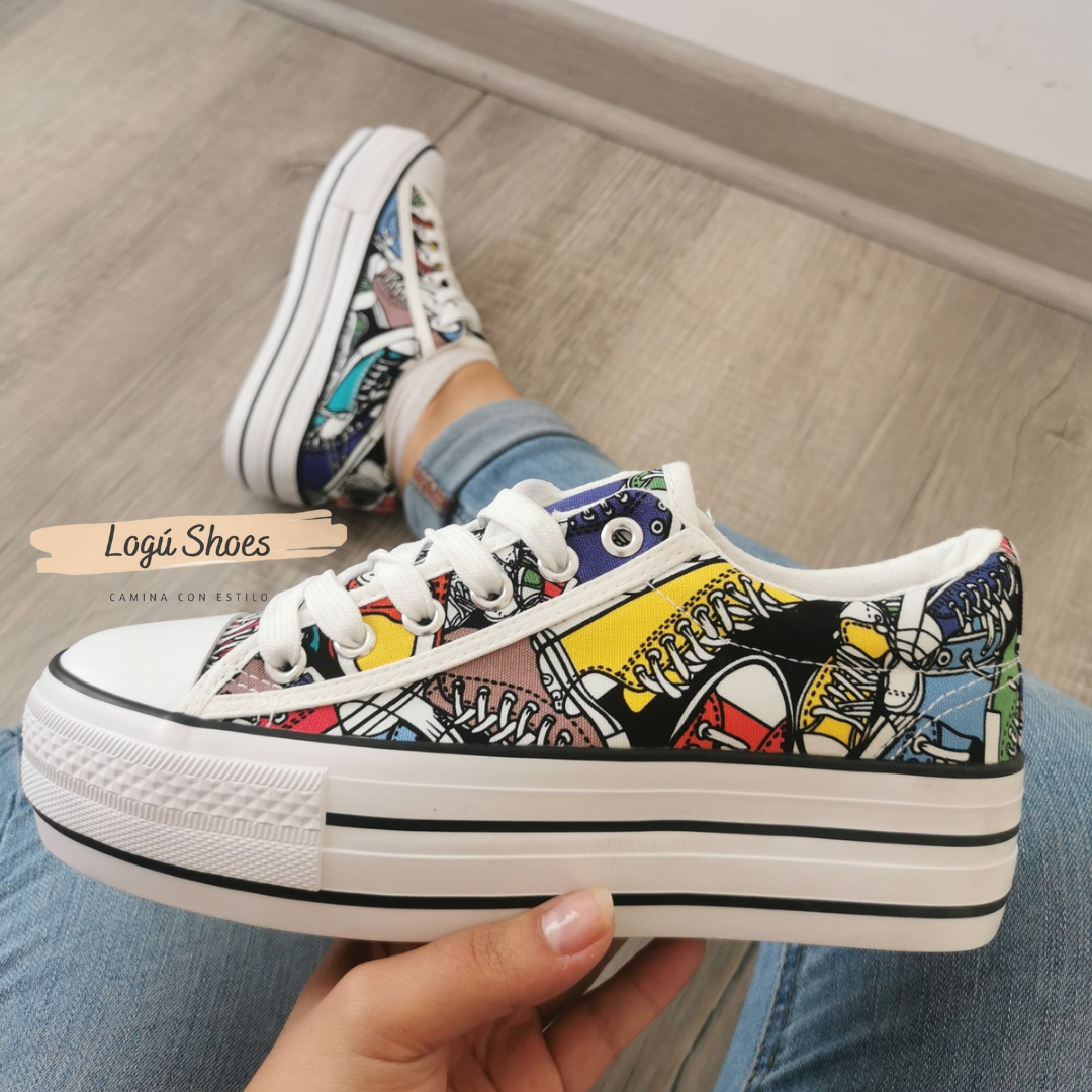 Zapatilla Mujer Lía comic