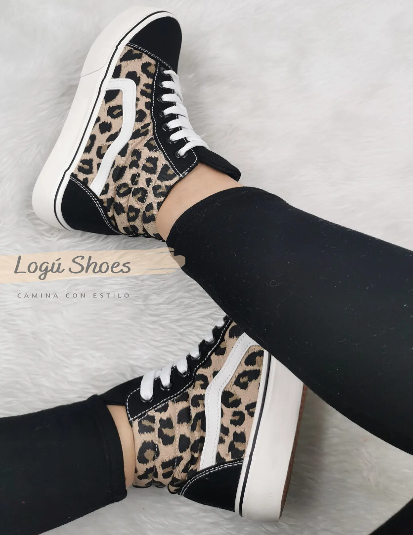 Zapatilla Mujer Mary Leopardo 2
