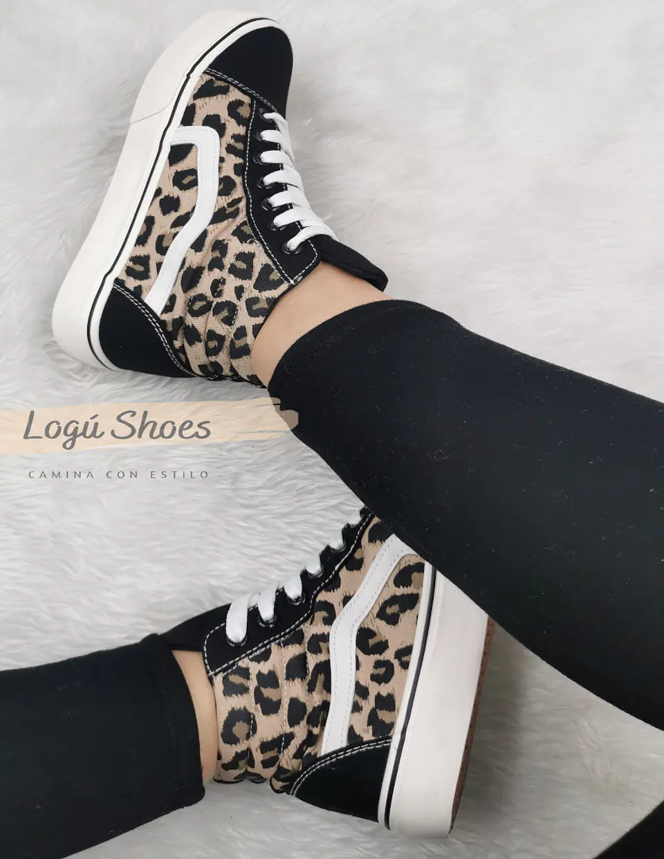 Zapatilla Mujer Mary Leopardo 2