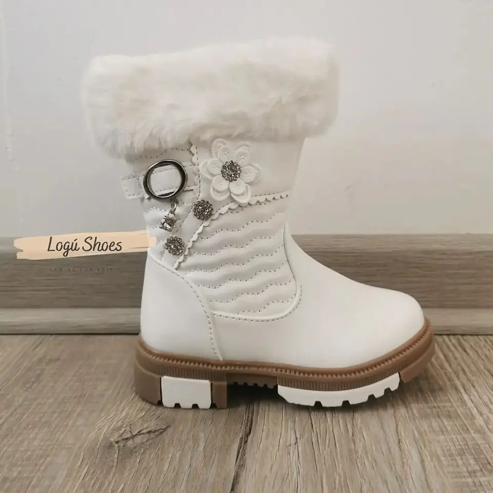 Bota Niña Ámbar Blanca  5