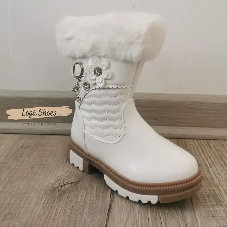 Bota Niña Ámbar Blanca  4