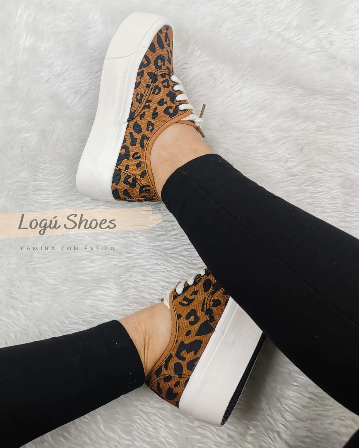 Zapatilla Mujer Pao café 2