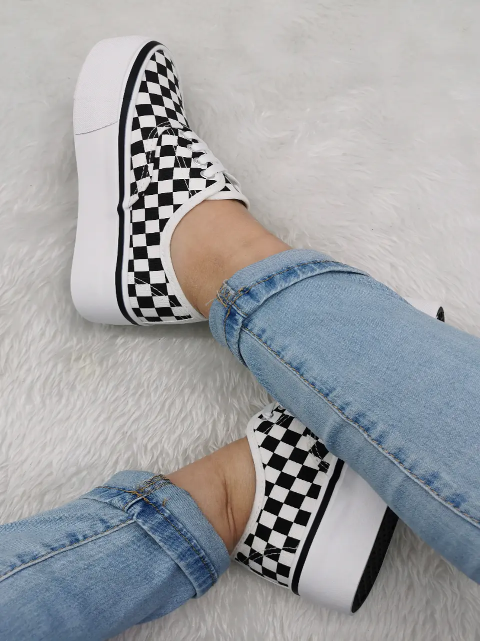 Zapatilla Mujer Pao cuadrille  2