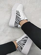 Zapatilla Mujer Lore Cebra blanca - Miniatura 2